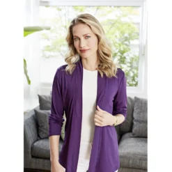 Cardigan violett