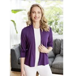 Cardigan violett