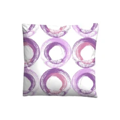 Castell Baumwoll Renforce Bettwäsche Kreise viola, 1x 135x200 cm + 1x 80x80 cm