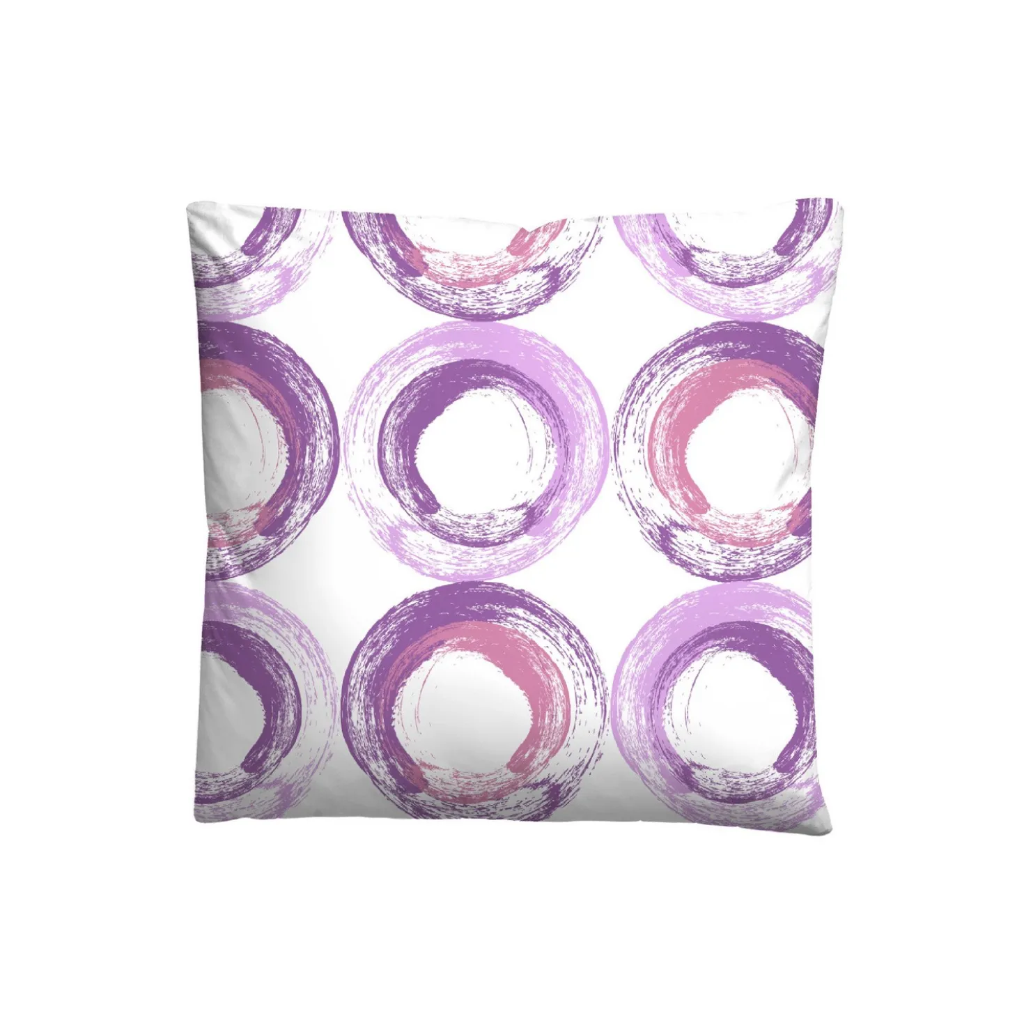 Castell Baumwoll Renforce Bettwäsche Kreise viola, 1x 135x200 cm + 1x 80x80 cm