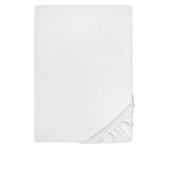 Castell Feinjersey-Spannbetttuch weiss, 1x 90x190 cm - 100x200 cm