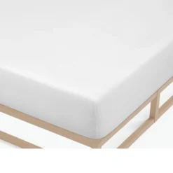 Castell Feinjersey-Spannbetttuch weiss, 1x 90x190 cm - 100x200 cm