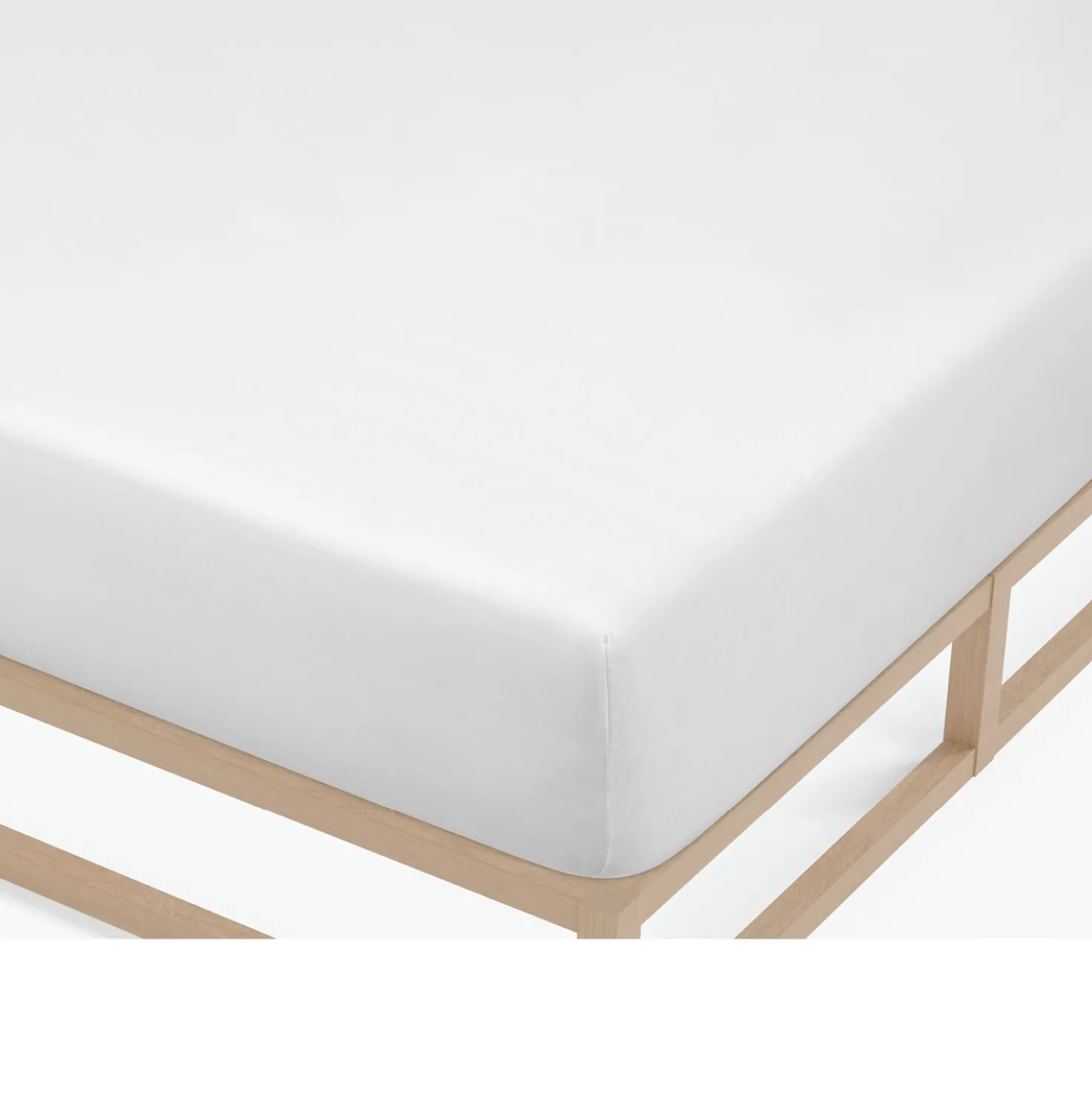 Castell Feinjersey-Spannbetttuch weiss, 1x 90x190 cm - 100x200 cm