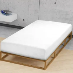 Castell Feinjersey-Spannbetttuch weiss, 1x 90x190 cm - 100x200 cm