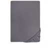 Castell Feinjersey-Spannbetttuch silber/grau, 1x 90x190 cm - 100x200 cm