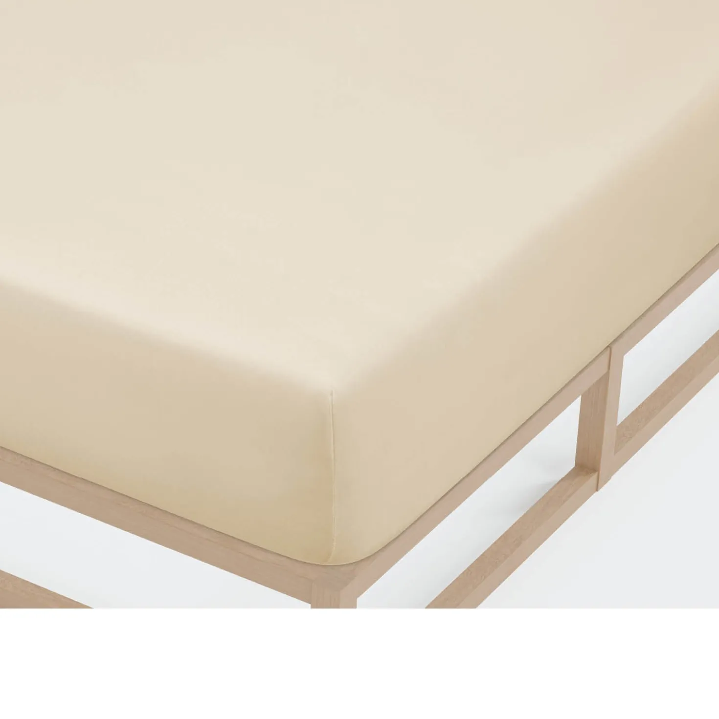 Castell Jersey-Stretch-Spannbetttuch kitt, 1x 90x190 cm - 100x200 cm