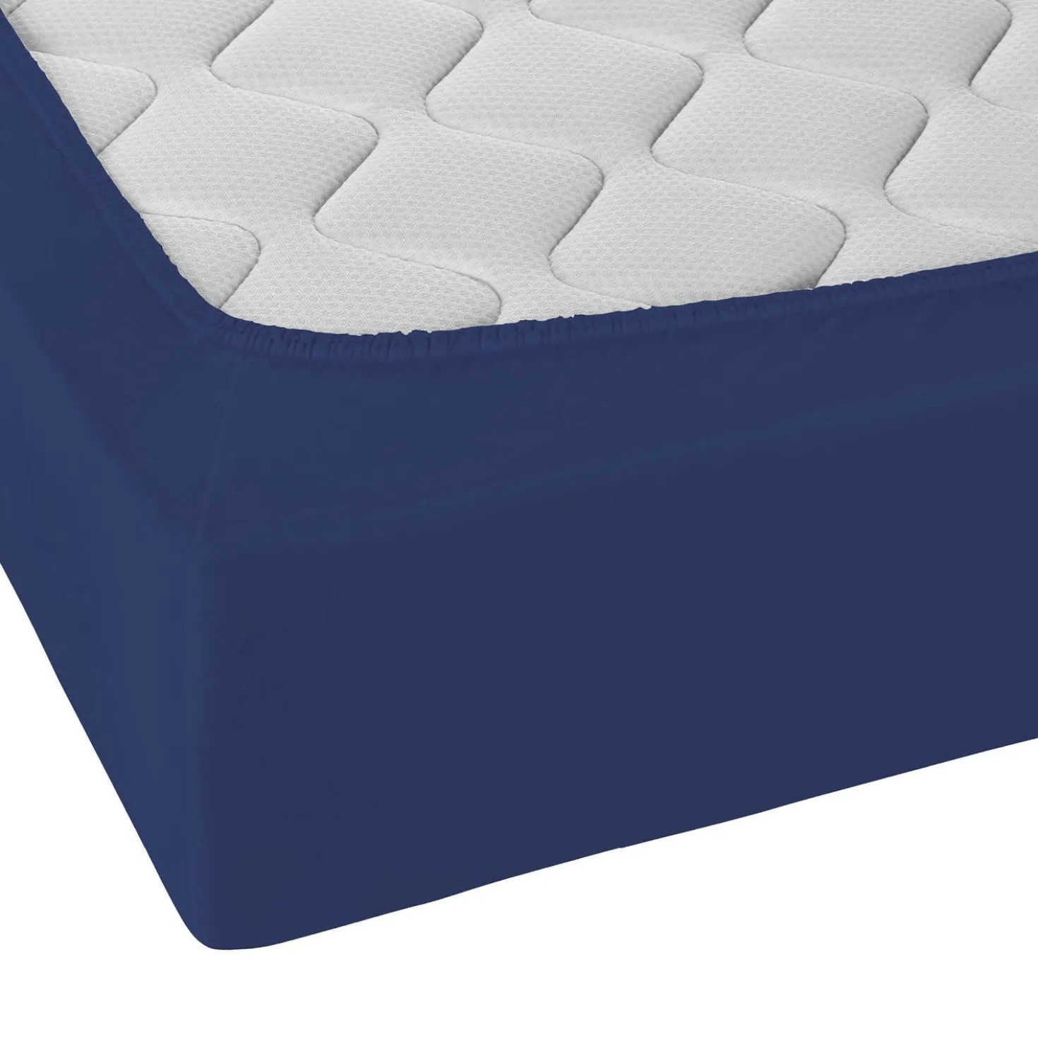 Castell Jersey-Stretch-Spannbetttuch dunkelblau, 1x 120x200 cm