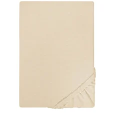 Castell Jersey-Stretch-Spannbetttuch kitt, 1x 120x200 cm