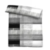 Castell Mikrofaser Bettwäsche karo silber/grau, 1x 155x220 cm + 1x 80x80 cm