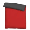 Castell Mikrofaser Bettwäsche uni rubin, 1x 155x220 cm + 1x 80x80 cm