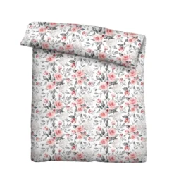 Castell Nicki Bettwäsche Rosen altrosa, 1x 135x200 cm + 1x 80x80 cm
