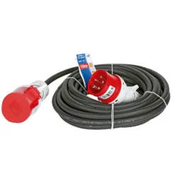 CEE-Verlängerungskabel 5-polig 10 m 16 A IP44 schwarz REV RITTER