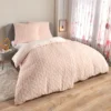 Chenille-Bettwäsche Rautenrelief beige 2-tlg. Eldo