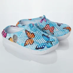 Clog „Schmetterlinge” blau