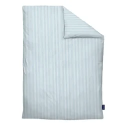 Daniel Hechter Satin Bettwäsche taubenblau, 1x 135x200 cm + 1x 80x80 cm