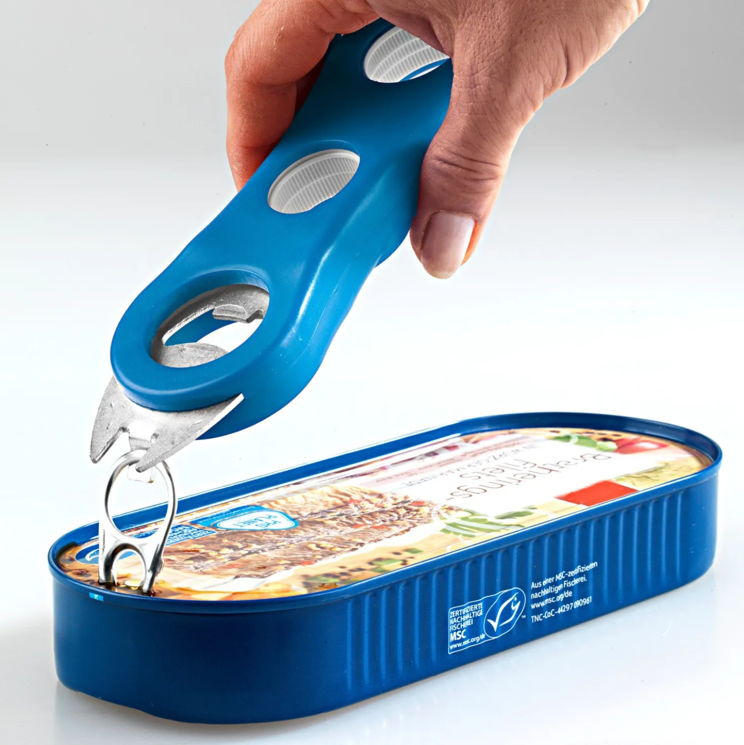 Deckel-Öffner 4-in-1 blau