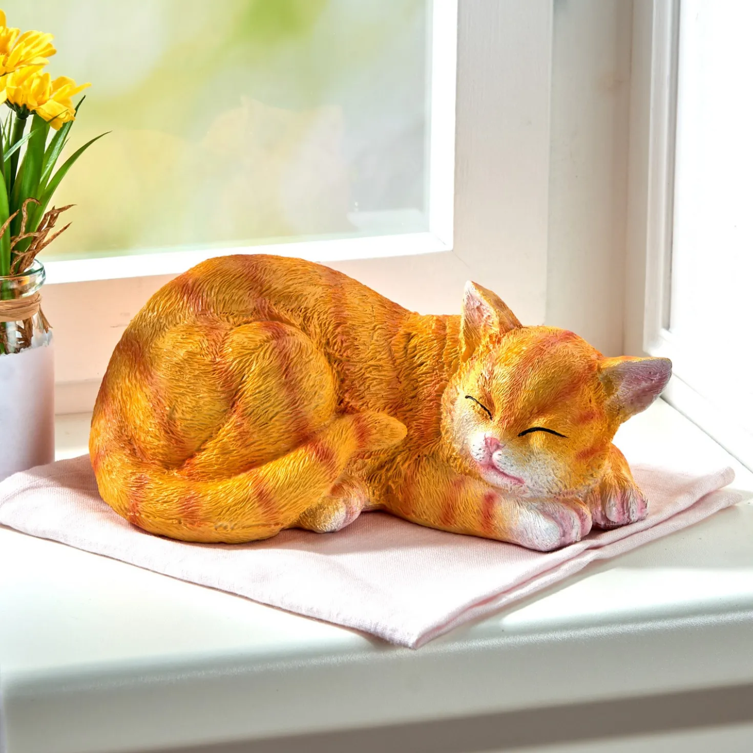 Dekofigur Schlafende Katze Eldo