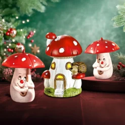 Deko Fliegenpilz aus Polyresin, groß