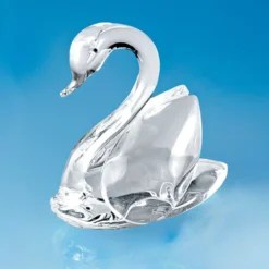 Deko Glasfigur Schwan