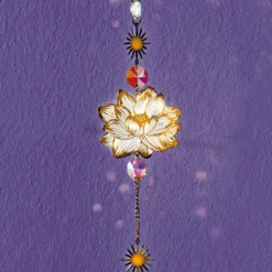 Dekohänger "Lotusblüte" goldfarben Eldo