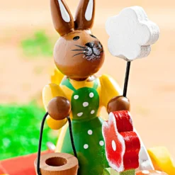 Deko Zug "Ostern" aus Holz, 4-tlg.