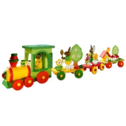 Deko Zug "Ostern" aus Holz, 4-tlg.