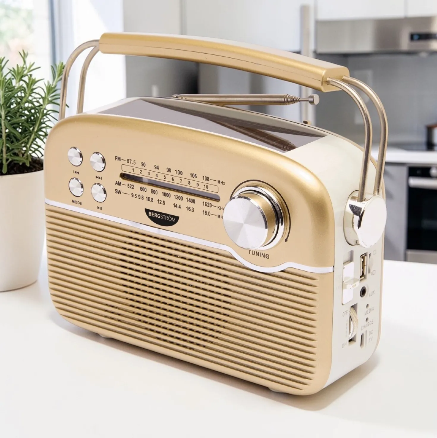 Design Solar Radio mit Bluetooth Bergström