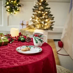 Desserteller Tannenzweig