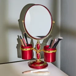 Doppelseitiger Schminkspiegel