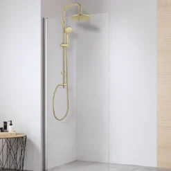 Duschsystem Young Line Gold mit 3-fach Handbrause WENKO