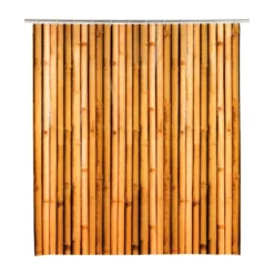 Duschvorhang Bambusa 180 x 200 cm Naturdekor WENKO
