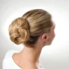 Dutt-Haarteil mittelblond