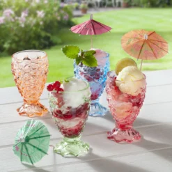 Eisbecher-Set "Meerjungfrau", 4er-Set