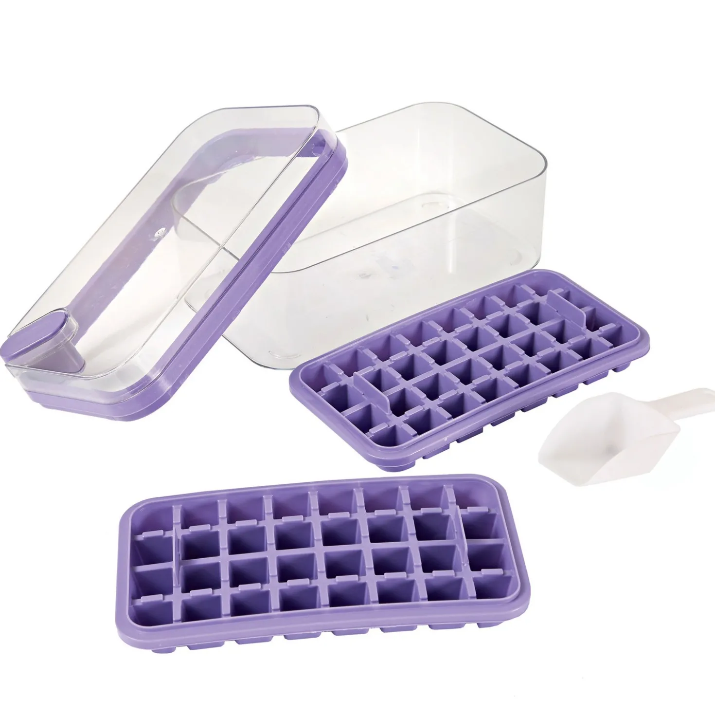 Eiswürfel-Bereiter mit Box und Schaufel Basilico