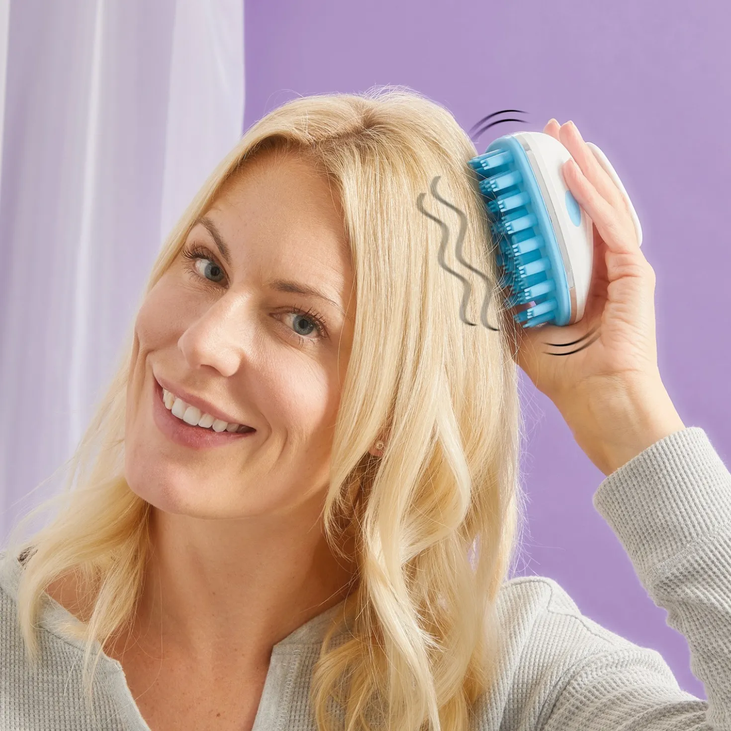 Elektrisches Massagegerät Haarbürste
