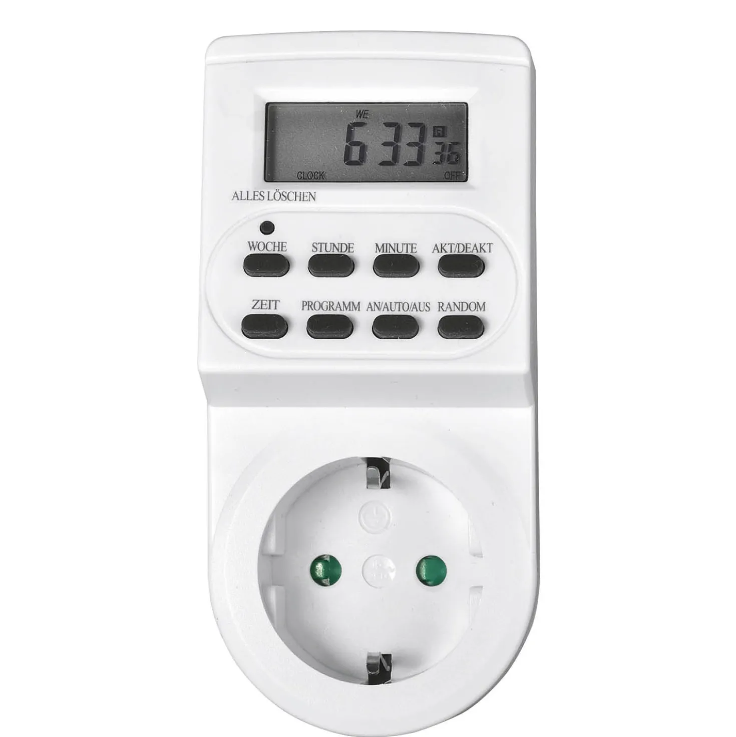 Elektronische Wochen-Zeitschaltuhr mit Zufallsprogramm HEITECH