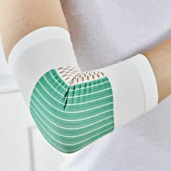 Ellenbogen-/Kniebandage mit Gelenkpflege grün