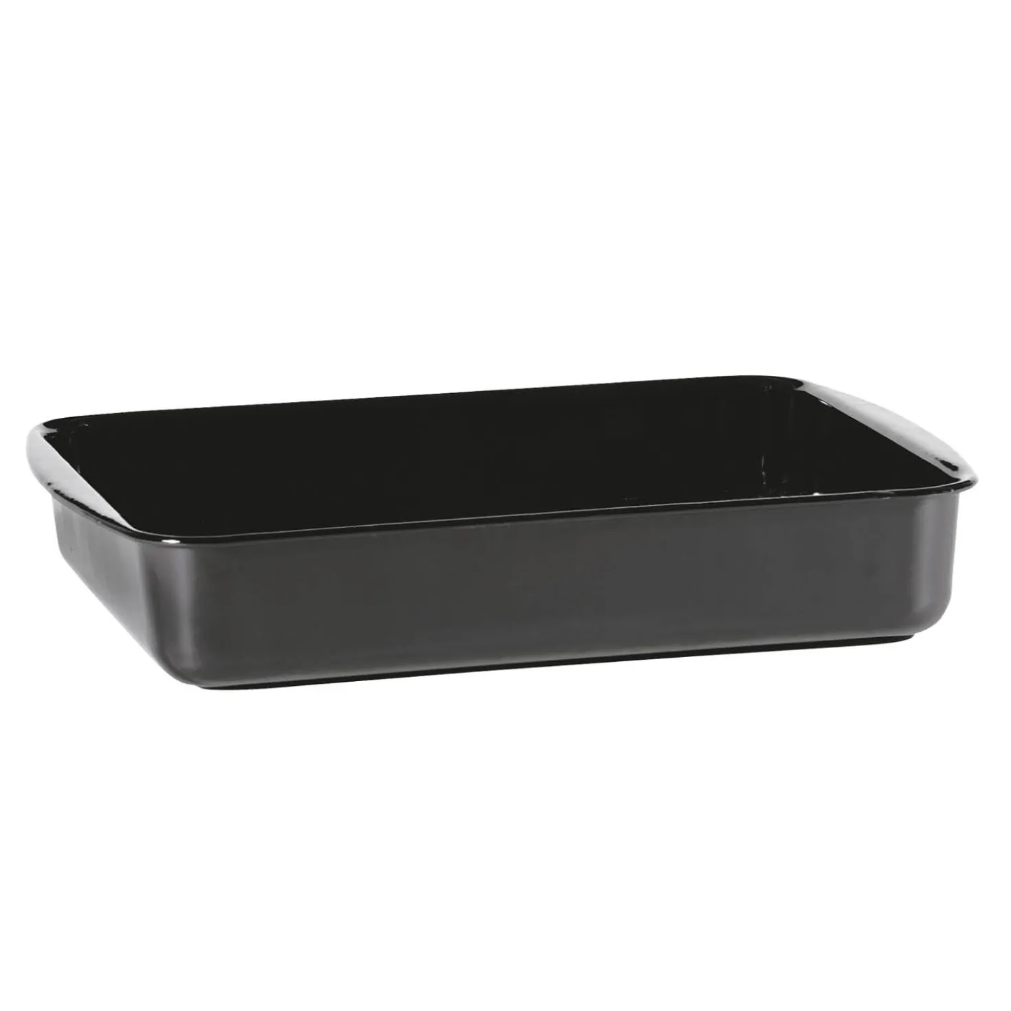 Emaille-Auflaufform 41 x 32 cm schwarz KARL KRÜGER