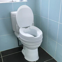 Erhöhter WC-Sitz weiß