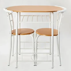 Esszimmer-Set mit 2 Stühlen, 3-tlg. Eldo