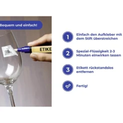 Etiketten-Ex & Haftetiketten 4-teilig MAXIMEX
