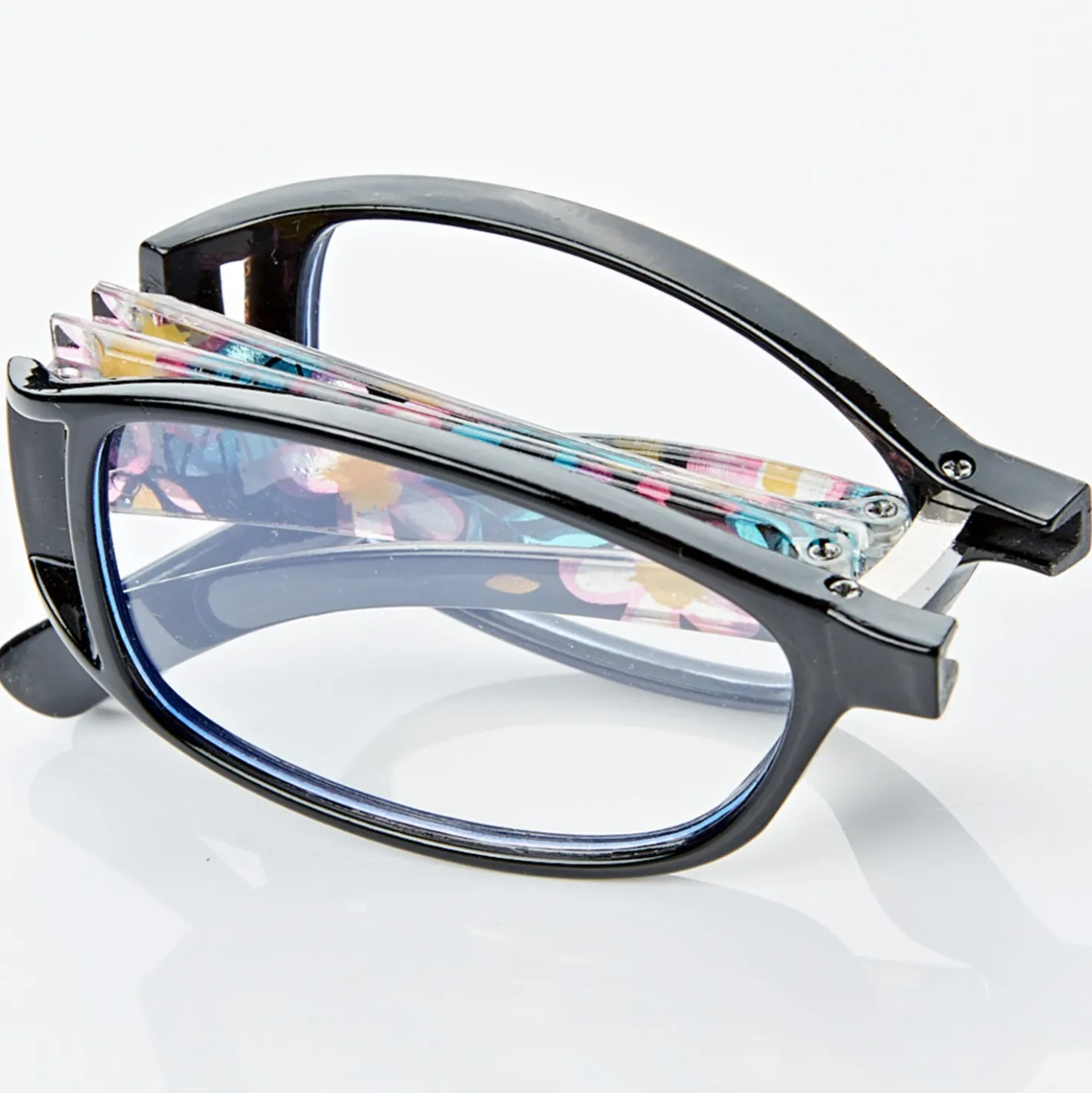 Faltbare Lesebrille inkl. Etui, 4 Dioptrien