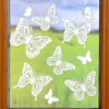 Fensterbilder "Schmetterlinge" Spitze, 10-tlg.