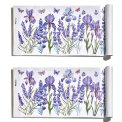 Fensterbild "Lavendel" selbstklebend 2er-Set Eldo