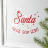Fensterbild "Santa"