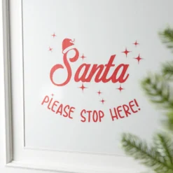 Fensterbild "Santa"