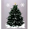 Fensterbild "Weihnachtsbaum" nachtleuchtend, 3-tlg.