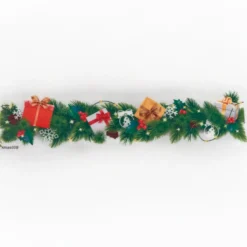 Fensterbild Weihnachtsgirlande