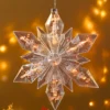 Fensterdeko LED-Schneeflocke