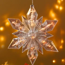 Fensterdeko LED-Schneeflocke